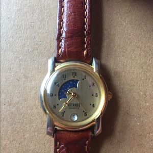 VINTAGE Gitano women’s Moon phase watch